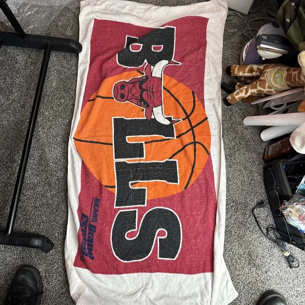Vintage‎ Chicago Bulls NBA sears Towel